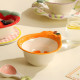 Orange Pattern Porcelain Bowl